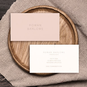 Carte De Visite Élégant minimaliste Stylisant