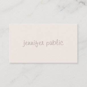 Carte De Visite Élégant Modèle minimal professionnel de script mai