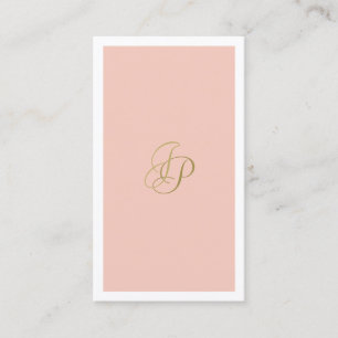 Carte De Visite Élégant Modèle tendance Monogram Calligraphié