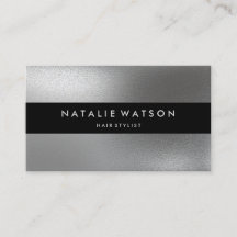 Élégant moderne de FAUX d'argent de barre rugueuse