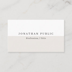 Carte De Visite Élégant moderne design élégant Modèle professionne
