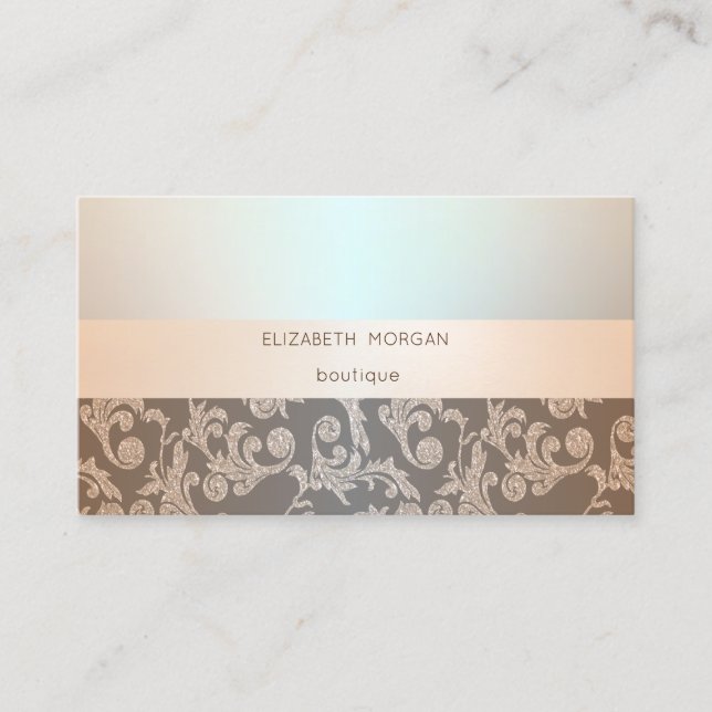 Carte De Visite Élégant Moderne Professionnel Lumineux, Fils (Devant)