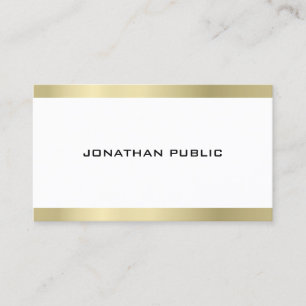 Carte De Visite Élégant Moderne Professionnel Minimaliste Simple