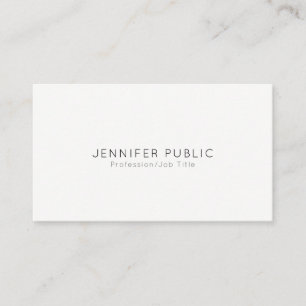 Carte De Visite Élégant Moderne Professionnel Minimaliste Simple