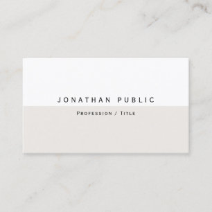 Carte De Visite Élégant moderne simple Modèle professionnel person