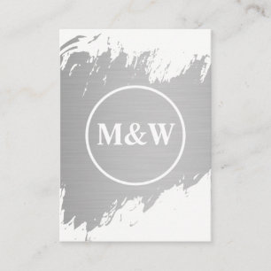 Carte De Visite Élégant Monogram Professional