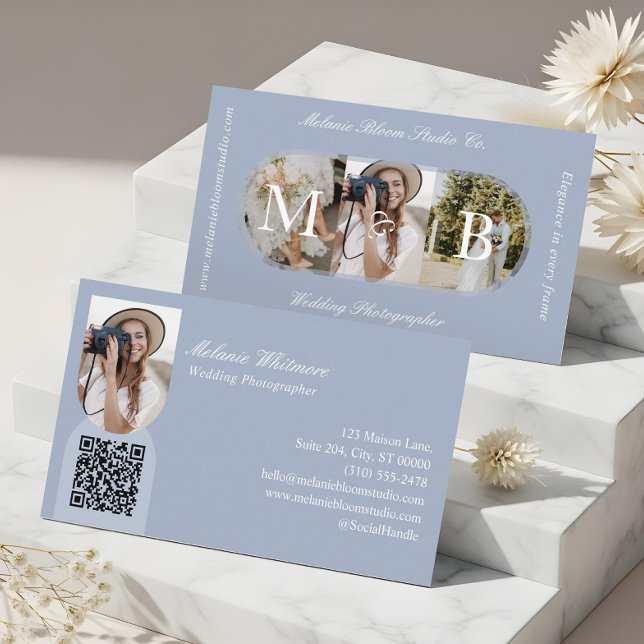 Carte De Visite Elegant Monogram Wedding Photographer Arch Photos (Elegant Monogram Wedding Photographer Arch Photos Business Card)