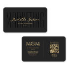 Élégant Monogramme marketing moderne Noir