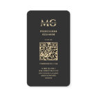 Élégant Monogramme moderne Professional Faux Gold