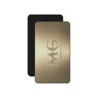 Élégant Monogramme moderne Professional Faux Gold