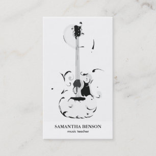Carte De Visite Élégant musicien