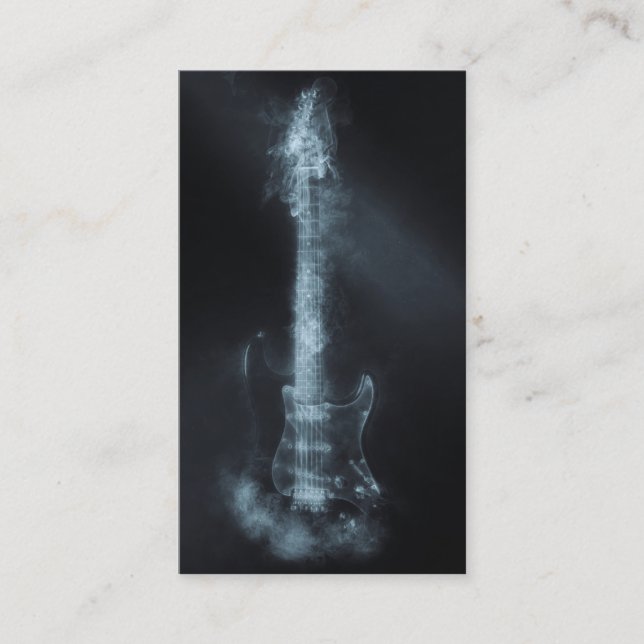 Carte De Visite Élégant musicien (Devant)