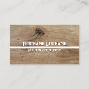 Carte De Visite Élégant parquet en bois blanc