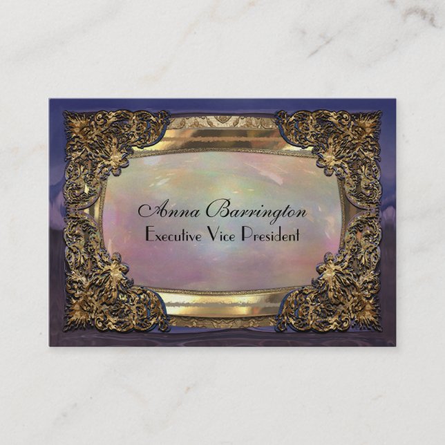 Carte De Visite Elégant Pearl Professional de Baxterly (Devant)