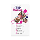 Elégant photo d'aidant professionnel Gris & Bleu D