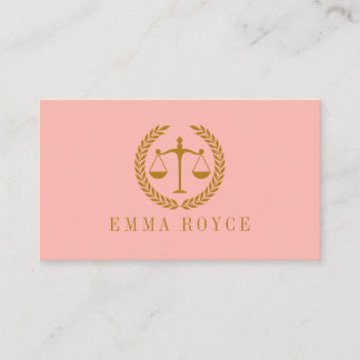 Carte De Visite Elegant Professional Simple Minimalist Lawyer 