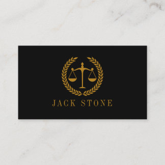 Carte De Visite Elegant Professional Simple Minimalist Lawyer