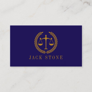 Carte De Visite Elegant Professional Simple Minimalist Lawyer