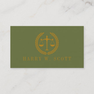 Carte De Visite Elegant Professional Simple Minimalist Lawyer