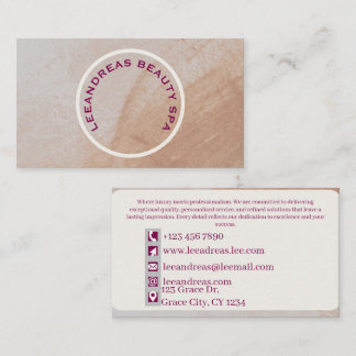 Carte De Visite Élégant Professionnel