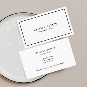 Carte De Visite Élégant professionnel minimaliste