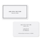 Élégant professionnel minimaliste