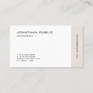 Carte De Visite Élégant professionnel minimaliste à la mode propre