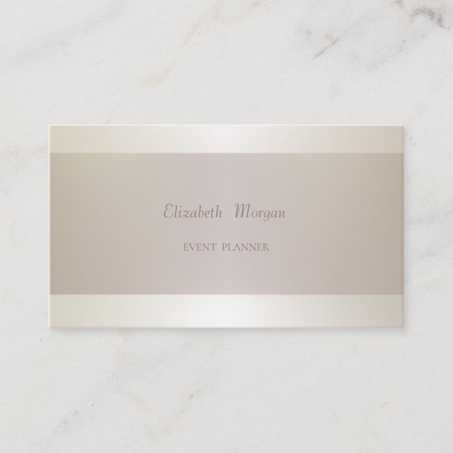 Carte De Visite Élégant Professionnel Moderne Simple (Devant)