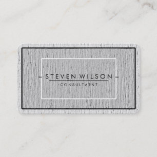 Carte De Visite Élégant Professionnel Moderne Subtile Plain