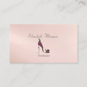 Carte De Visite Élégant Proffesional Stylish - Talon Floral