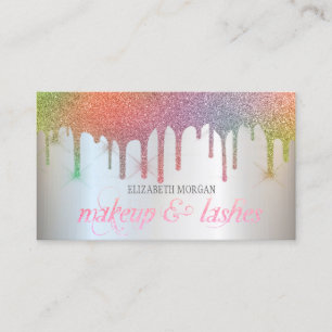 Carte De Visite Elégant Rainbow Parties scintillant Drivers Profes