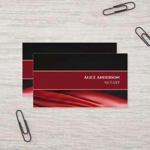 Carte De Visite Elégant rouge rouge luxueux féminin coloré