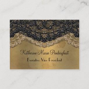 Carte De Visite Elégant Segonzac Victorian Black