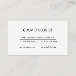 Carte De Visite Elegant Shimmer