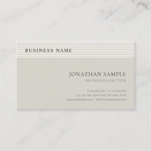 Carte De Visite Élégant Simple Professionnel Moderne Modèle