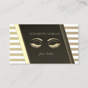 Carte De Visite Élégant, Sophistiqué, Étalé, Faux Lashes