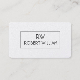 Carte De Visite Élégant style Déco Pixel Minimaliste Professionnel