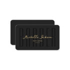 Élégant Voyage moderne Barbier Monogramme noir