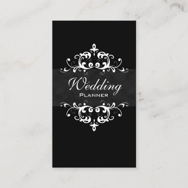 carte de visite Elegant Wedding Event Planner 2 (Devant)