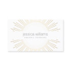 Elégante Beauté Gold Sunburst Cosmetologue, Salon