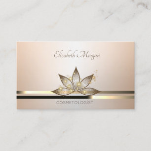 Carte De Visite Élégante Lumineuse professionnelle moderne Lotus B