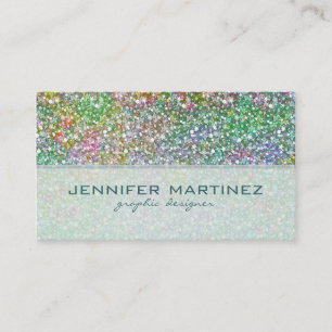 Carte De Visite Elégante Parties scintillant colorée texture-tons