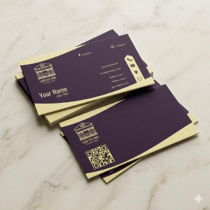 Carte de visite élégante pour cabinet d'avocat 