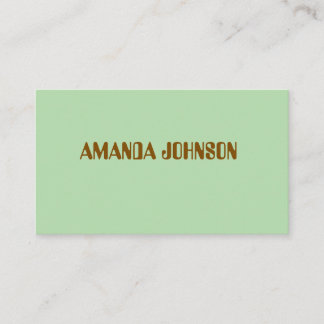 Carte de visite élégante pour spa et salon