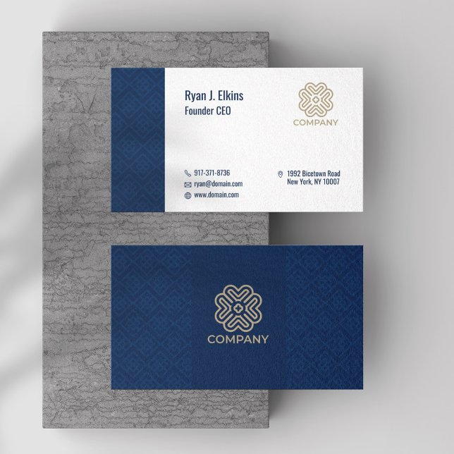 Carte De Visite Élégante start-up, gestionnaire, PDG & Fondateur (Créateur téléchargé)
