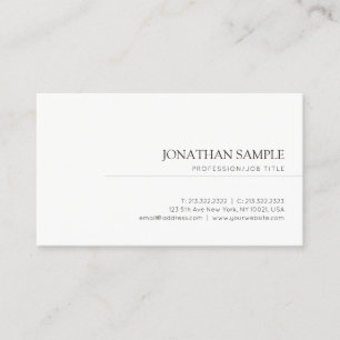 Carte De Visite Élégante tendance Design graphique propre moderne 