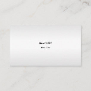 Carte De Visite Elégantes nuances gris argent