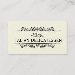 Carte De Visite Éléments naturels   Delicatessen