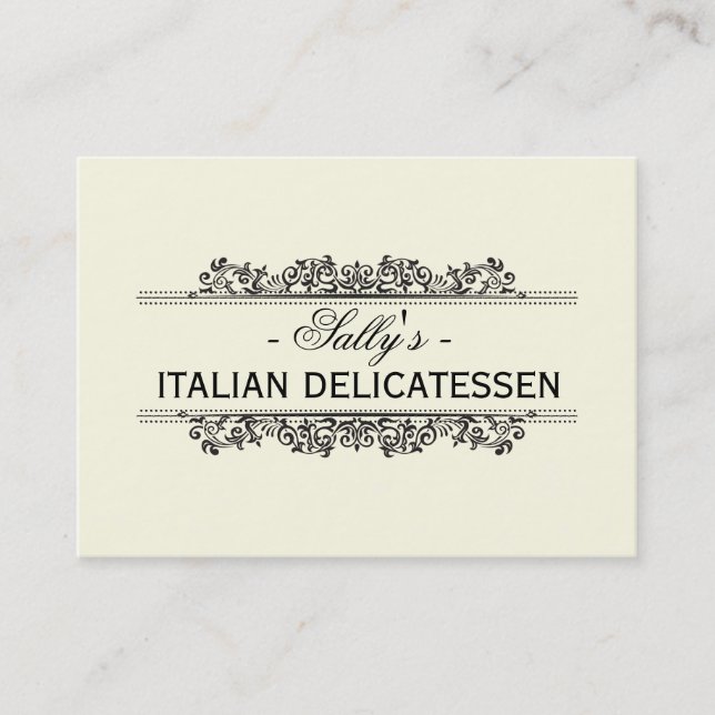 Carte De Visite Éléments naturels | Delicatessen (Devant)