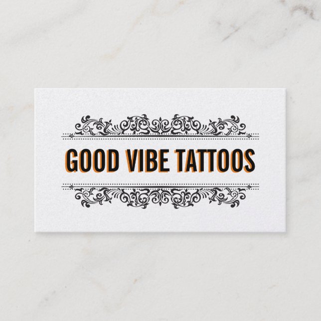 Carte De Visite Éléments naturels | Tatouages 2 (Devant)